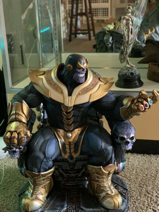 Thanos On Throne Statue Sideshow Collectibles 1/4 Scale