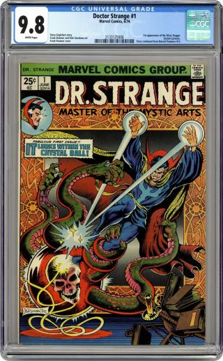 Doctor Strange 1 Cgc 9.  8 1974 2133125006