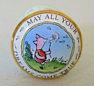 Halcyon Days Winnie The Pooh " May All Your Dreams Come True " Box