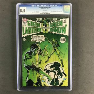 Green Lantern 76 Cgc 8.  5 White 1st Neal Adams -