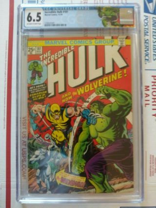 The Incredible Hulk 181 Cgc 6.  5.  Case.