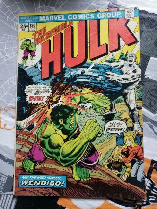 Incredible Hulk 180 1st Cameo Wolverine Mvs Higher Grade Raw Beauty Unrestored