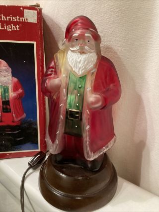 1985 Merck Old World Christmas Santa Light 1st Edition - 529701
