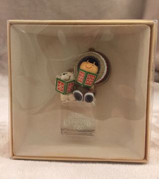 1980 Hallmark Frosty Friends 1st In Series A Cool Yule Christmas Ornament