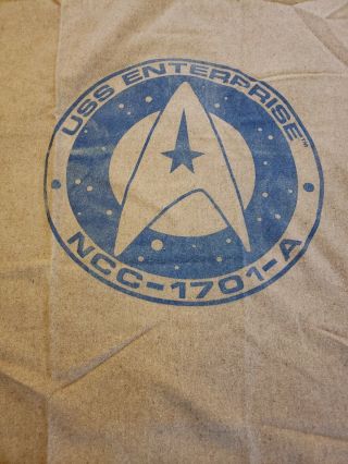 Rare Star Trek VI: The Undiscovered Country Blanket - In Bag,  with Certificate 2