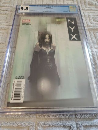 Nyx 3 Cgc 9.  8 White Pages 1st Appearance Of X - 23 Laura Kinney Wolverine X - Men 1