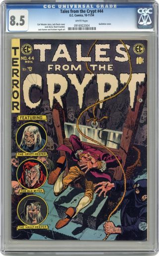 Tales From The Crypt 44 Cgc 8.  5 1954 0916922004