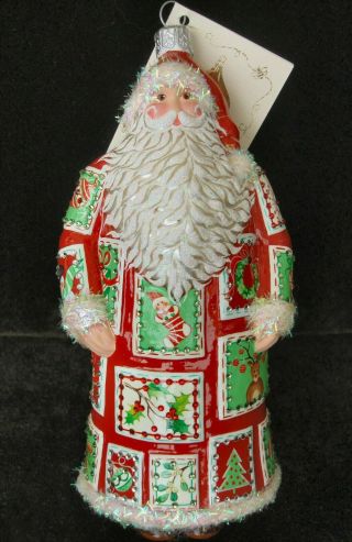 Patricia Breen Quilted Santa Retail $220