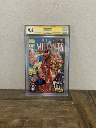 The Mutants 98 Cgc 9.  8 Ss First Appearance Deadpool