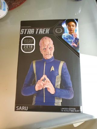 Lt.  Saru Star Trek Discovery 1/6 Bust Rare Limited Edition Gentle Giant
