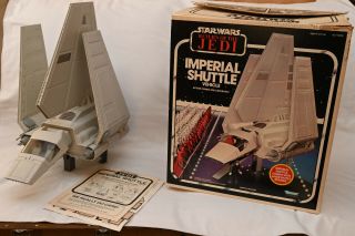 Kenner Star Wars Return Of The Jedi Imperial Shuttle W/ Box & Instructions 1984