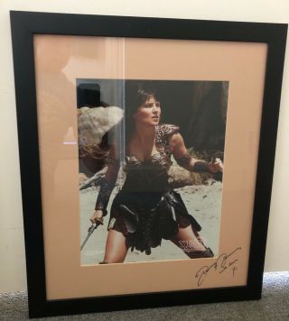 Large Xena Lucy Lawless Autograph Custom Photo Creation Entertainment Xe - Bgll