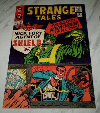 Strange Tales 135 Nm,  9.  6 Ow Pages 1965 Marvel Dr.  Strange 1st Nick Fury Shield