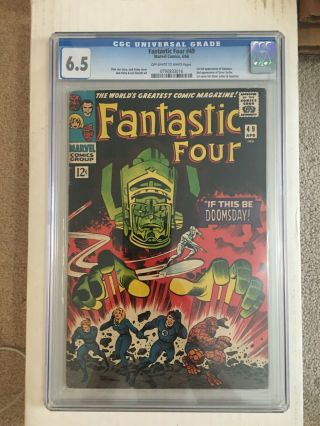 1966 Fantastic Four 49 1st Galactus Cgc 6.  5