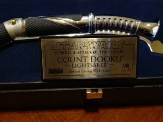 Star Wars Master Replicas SW - 105 COUNT DOOKU LIGHTSABER Limited Edition SW - 105D 3
