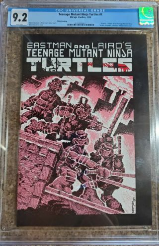 Teenage Mutant Ninja Turtles 1 Cgc 9.  2 White 3rd Printing Hot (1984,  Mirage)