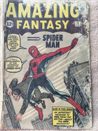 Fantasy 15 (september 1962 1st Appearance Spiderman