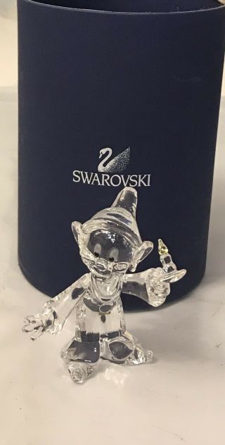 Swarovski Dopey Disney Snow White Seven Dwarfs Clear Crystal