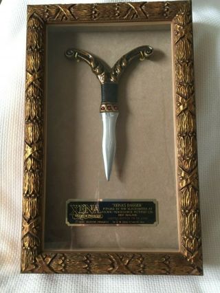 Xena Warrior Princess Limited Edition Breast Dagger In Display Box,  With