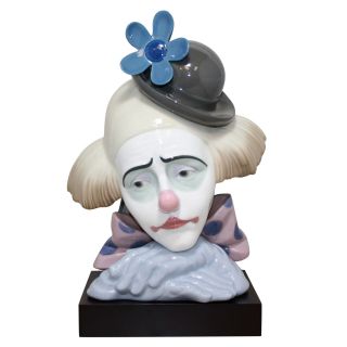 Lladro Figurine 5130 Ln Box Pensive Clown