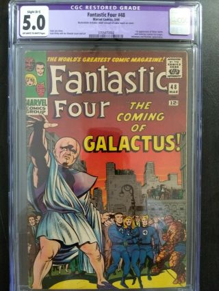 Fantastic Four 48 Cgc 5.  0 Off - White/white Pages Restored (slight.  B - 1)