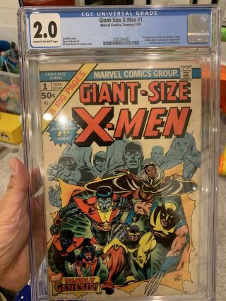Giant - Size X - Men 1 Cgc 2.  0 1st Appearance Of X - Men