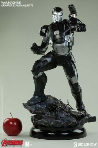 Avengers Sideshow War Machine Maquette 1/4 Scale Exclusive Limited 750 Ex