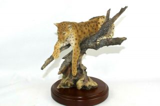 Mill Creek Studio Cheetah Sculpture Vantage Point 11202 Retired Piece Rare