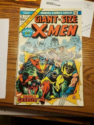 Giant - Size X - Men Comic Vol 1 No 1 1975 1st Issue No Grade Available