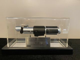 Star Wars Master Replicas Yoda Lightsaber 1:1 Scale Limited Ed.  Aotc 845/2500
