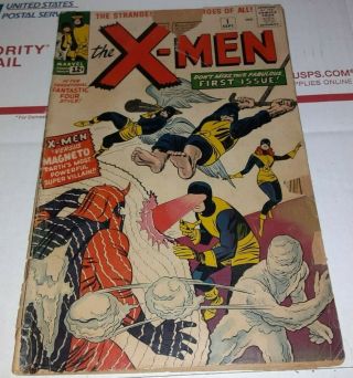 1963 Marvel Uncanny X - Men 1 Key Grail 1st Magneto Cyclops Prof X Beast Iceman