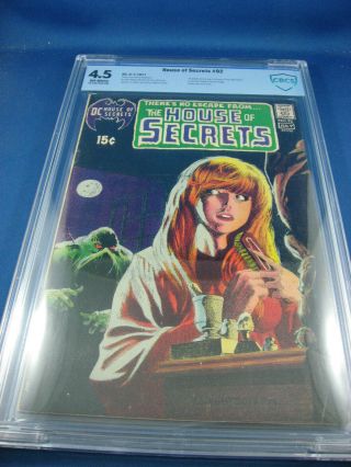 House Of Secrets 92 Cbcs 4.  5 First Swamp Thing Wrightson Art Key 1971 Hot