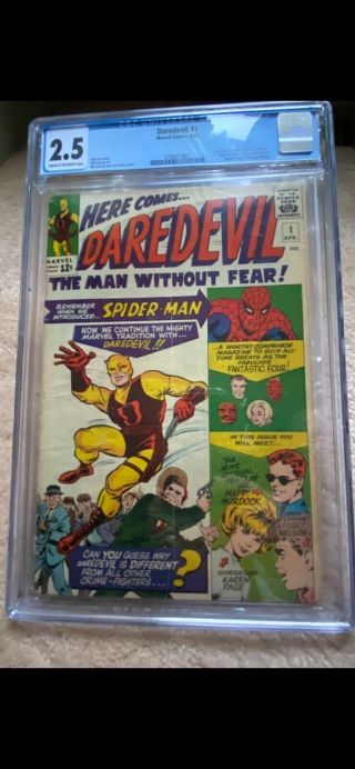 Daredevil 1 (apr 1964,  Marvel) Cgc 2.  5