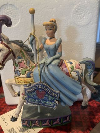 Jim Shore Disney Princess Of Dreams Cinderella Carousel Horse 4011745