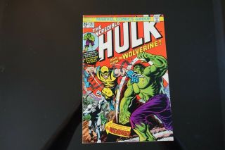 Incredible Hulk 181 1st App Wolverine Mvs Higher Grade Raw Beauty Unrestored
