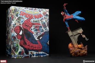 Sideshow Marvel Spider - Man Premium Format Figure Statue Defect