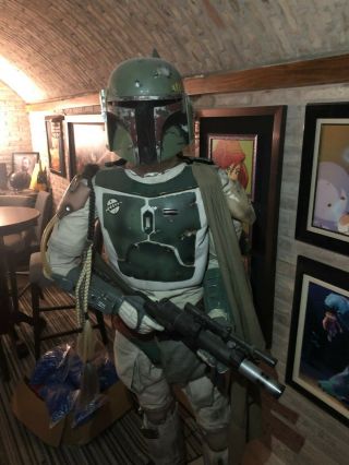 SIDESHOW Star Wars Boba Fett Life Size LIMITED EDITION 400301 Statue 2