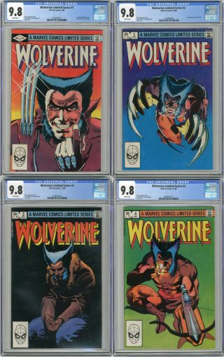 1982 Wolverine Limited Series 1 - 4 Cgc 9.  8 Vol.  1