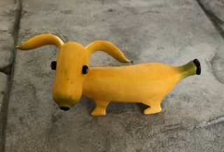 Enesco Home Grown Banana Dachshund Wiener Dog Figurine