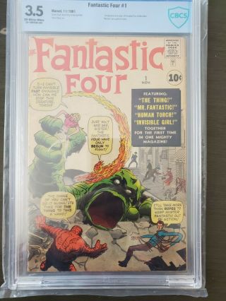 Fantastic Four 1 Cbcs 3.  5 Marvel 1st Appearance Of Fantastic Four Coming To Mcu
