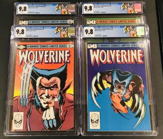 Wolverine Limited Series 1 - 4 Cgc 9.  8