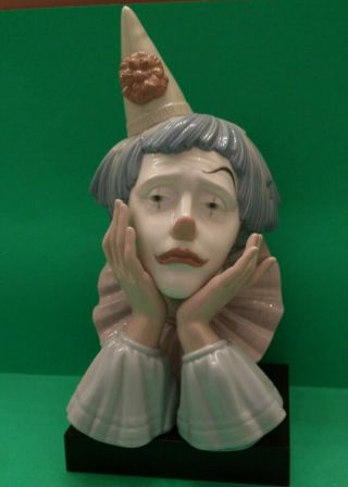 Lliado Jester Clown Head Bust Figurine 5129