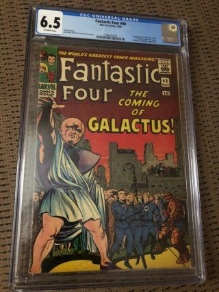 Fantastic Four 48 Cgc 6.  5 First Silver Surfer/galactus