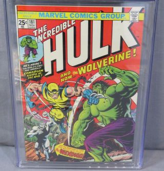 The Incredible Hulk 181 (wolverine 1st App) White Pages Cgc 9.  0 Marvel 1974