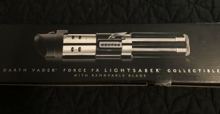 Star Wars Master Replicas Darth Vader Lightsaber Removable Blade Rare Anh Esb