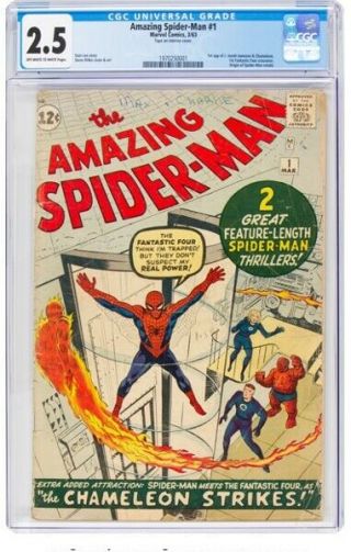 Spider - Man 1 1963 (cgc Gd,  2.  5)