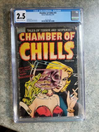 Chamber Of Chills 19 Cgc 2.  5 Classic Pre - Code Horror.  Holy Grail