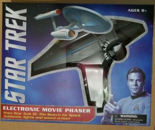 Star Trek Iii Electronic Movie Phaser Diamond Select Toys Art Asylum Mip