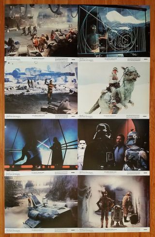 Vintage Star Wars Esb Empire Strikes Back 11 X 14 Lobby Cards Complete Set Of 8