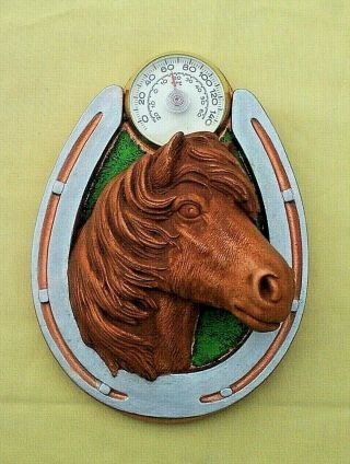 Very Rare Vintage Bossons Bosson  Pony  Thermometer.